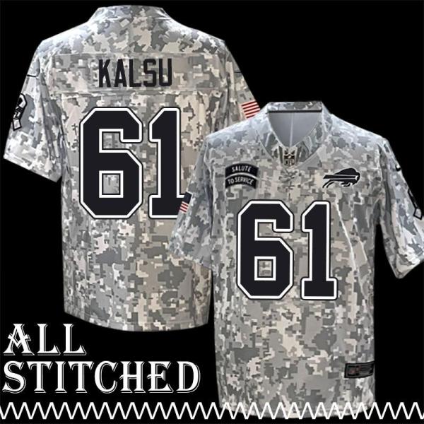 Bob Kalsu Jersey Buffalo Bills #61 2024 Salute to Service Camo