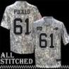 Mike Pucillo Jersey Buffalo Bills #61 2024 Salute to Service Camo