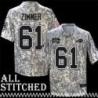 Justin Zimmer Jersey Buffalo Bills #61 2024 Salute to Service Camo