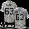 Christian Gaddis Jersey Buffalo Bills #63 2024 Salute to Service Camo