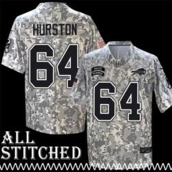 Chuck Hurston Jersey Buffalo Bills #64 2024 Salute to Service Camo