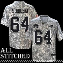 Ben Sobieski Jersey Buffalo Bills #64 2024 Salute to Service Camo