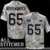Nick Nighswander Jersey Buffalo Bills #65 2024 Salute to Service Camo