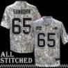 Garrison Sanborn Jersey Buffalo Bills #65 2024 Salute to Service Camo