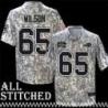 Mike Wilson Jersey Buffalo Bills #65 2024 Salute to Service Camo