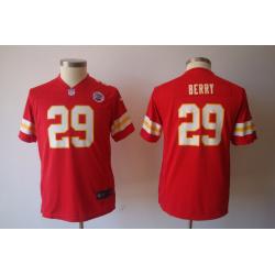 [NEW] Eric Berry Youth Football Jersey -#29 KC Youth Jerseys (Red)