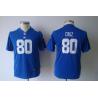 [NEW] Victor Cruz Youth Football Jersey -#80 NY-G Youth Jerseys (Blue)