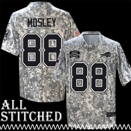 Mike Mosley Jersey Buffalo Bills #88 2024 Salute to Service Camo