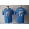 [NEW] Philip Rivers Youth Football Jersey -#17 San Diego Youth Jerseys (Light Blue)