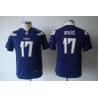 [NEW] Philip Rivers Youth Football Jersey -#17 San Diego Youth Jerseys (Navy)