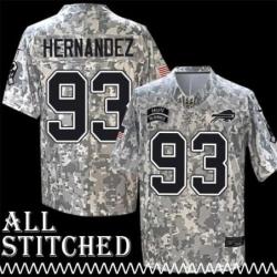 Linval Joseph Jersey Buffalo Bills #93 2024 Salute to Service Camo