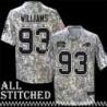 Keith Willis Jersey Buffalo Bills #93 2024 Salute to Service Camo
