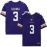 Minnesota Vikings #3 Jeff George Purple Home Jersey