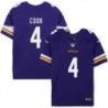 Minnesota Vikings #4 Dalvin Cook Purple Home Jersey