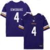 Minnesota Vikings #4 Donald Igwebuike Purple Home Jersey
