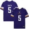 Minnesota Vikings #5 Tye Smith Purple Home Jersey
