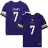 Minnesota Vikings #7 Tony Adams Purple Home Jersey