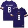 Minnesota Vikings #8 Sam Bradford Purple Home Jersey