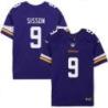 Minnesota Vikings #9 Scott Sisson Purple Home Jersey