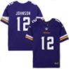 Minnesota Vikings #12 Lee Johnson Purple Home Jersey
