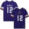 Minnesota Vikings #12 Tom McNeill Purple Home Jersey