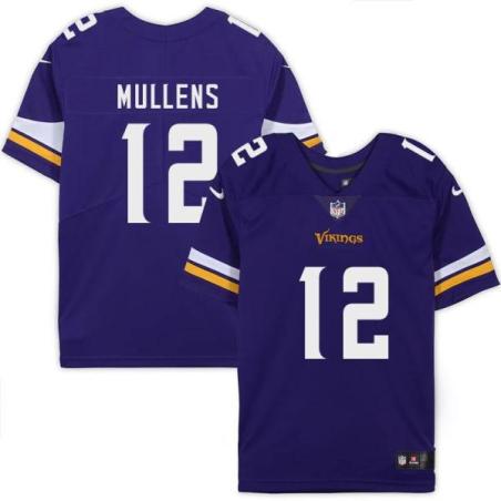 Minnesota Vikings #12 Nick Mullens Purple Home Jersey