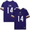 Minnesota Vikings #14 Fred Cox Purple Home Jersey