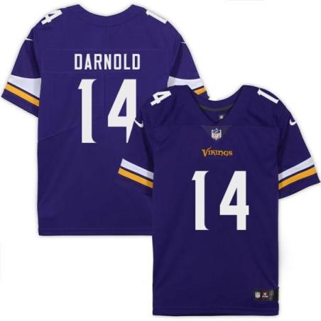 Minnesota Vikings #14 Sam Darnold Purple Home Jersey