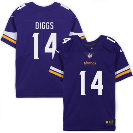 Minnesota Vikings #14 Stefon Diggs Purple Home Jersey