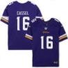 Minnesota Vikings #16 Matt Cassel Purple Home Jersey