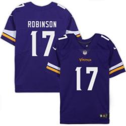 Minnesota Vikings #17 Aldrick Robinson Purple Home Jersey