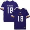 Minnesota Vikings #18 Harry Newsome Purple Home Jersey