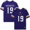 Minnesota Vikings #19 Matthew Hatchette Purple Home Jersey