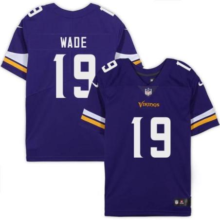 Minnesota Vikings #19 Bobby Wade Purple Home Jersey