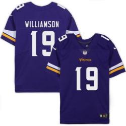 Minnesota Vikings #19 Troy Williamson Purple Home Jersey
