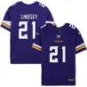 Minnesota Vikings #21 Jim Lindsey Purple Home Jersey