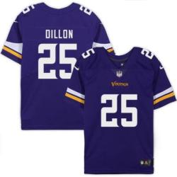 Minnesota Vikings #25 Terry Dillon Purple Home Jersey