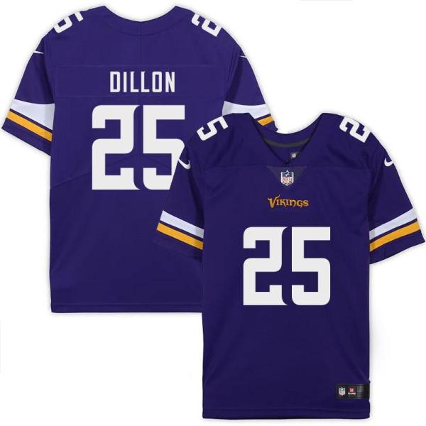 Minnesota Vikings #25 Terry Dillon Purple Home Jersey