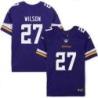 Minnesota Vikings #27 Brett Wilson Purple Home Jersey