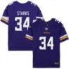 Minnesota Vikings #34 Timothy Starks Purple Home Jersey