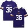 Minnesota Vikings #36 Tae Hayes Purple Home Jersey