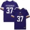 Minnesota Vikings #37 Mike Fitzgerald Purple Home Jersey