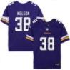 Minnesota Vikings #38 Rhett Nelson Purple Home Jersey