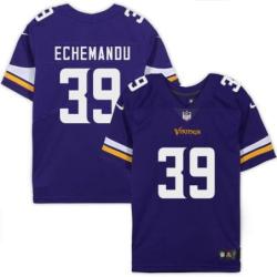 Minnesota Vikings #39 Adimchinobe Echemandu Purple Home Jersey