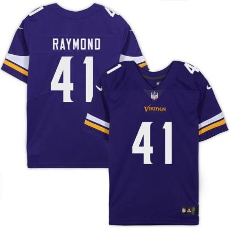 Minnesota Vikings #41 Mistral Raymond Purple Home Jersey