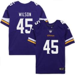 Minnesota Vikings #45 Wayne Wilson Purple Home Jersey