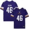 Minnesota Vikings #46 Myles Dorn Purple Home Jersey