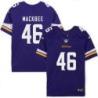 Minnesota Vikings #46 Earsell Mackbee Purple Home Jersey