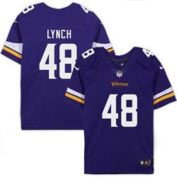 Minnesota Vikings #48 Blake Lynch Purple Home Jersey