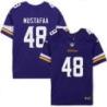 Minnesota Vikings #48 Najee Mustafaa Purple Home Jersey